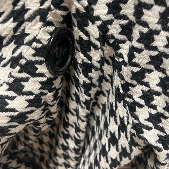 OPEN Front Belted Houndstooth Blazer Jacket - Picture 6 of 6